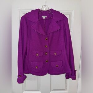 Fuchsia  jacket top, Joan Rivers
